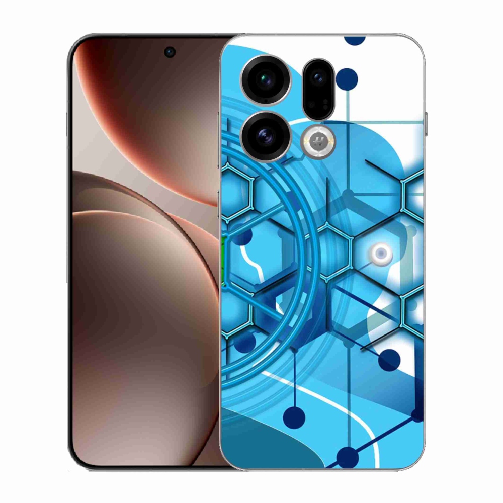 Gélový kryt mmCase na Oppo Find X9 - abstraktný vzor 2