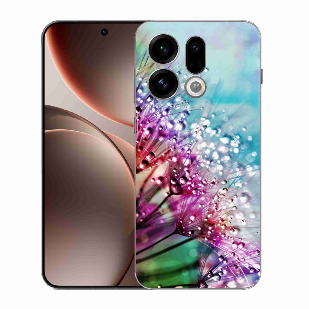 Gélový kryt mmCase na Oppo Find X9 - farebné kvety