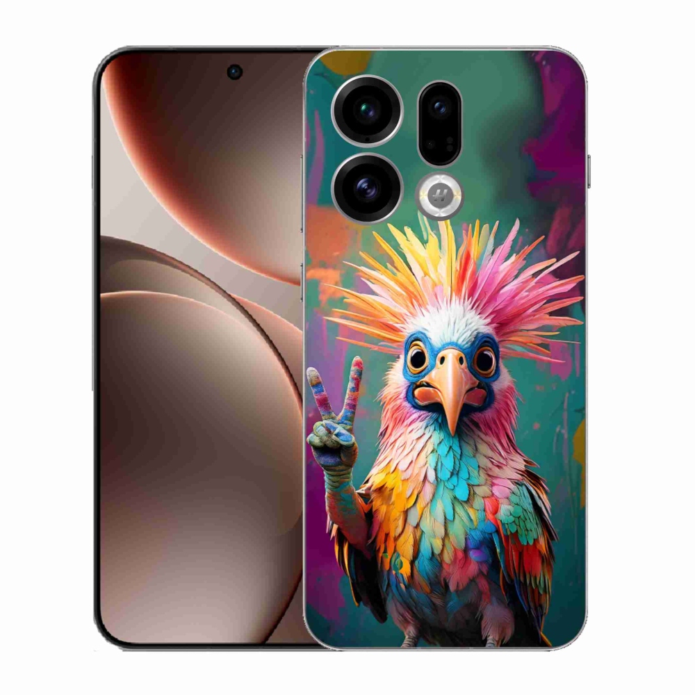 Gélový kryt mmCase na Oppo Find X9 - farebný rebel
