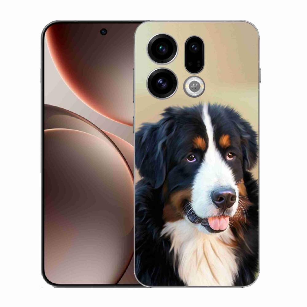 Gélový kryt mmCase na Oppo Find X9 - bernský salašnícky pes