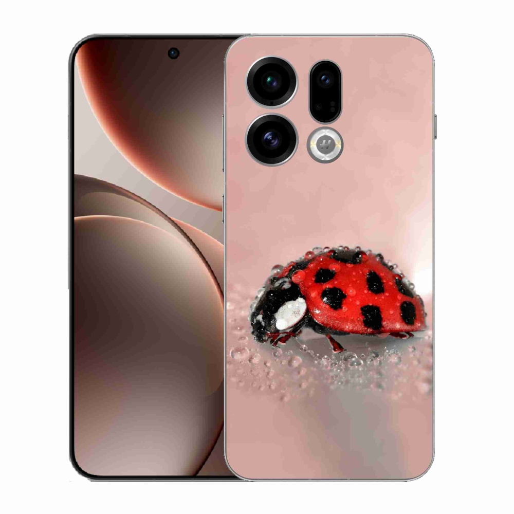 Gélový kryt mmCase na Oppo Find X9 - lienka