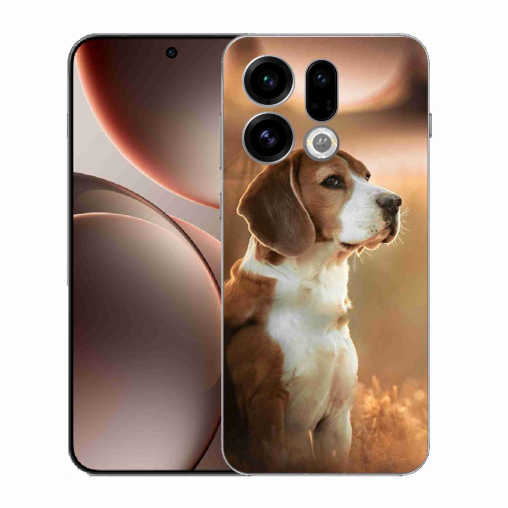 Gélový kryt mmCase na Oppo Find X9 - bígl