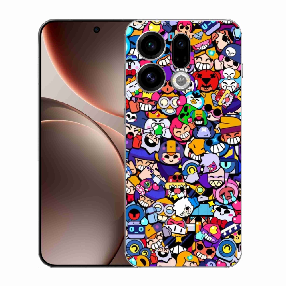 Gélový kryt mmCase na Oppo Find X9 - brawl stars 2