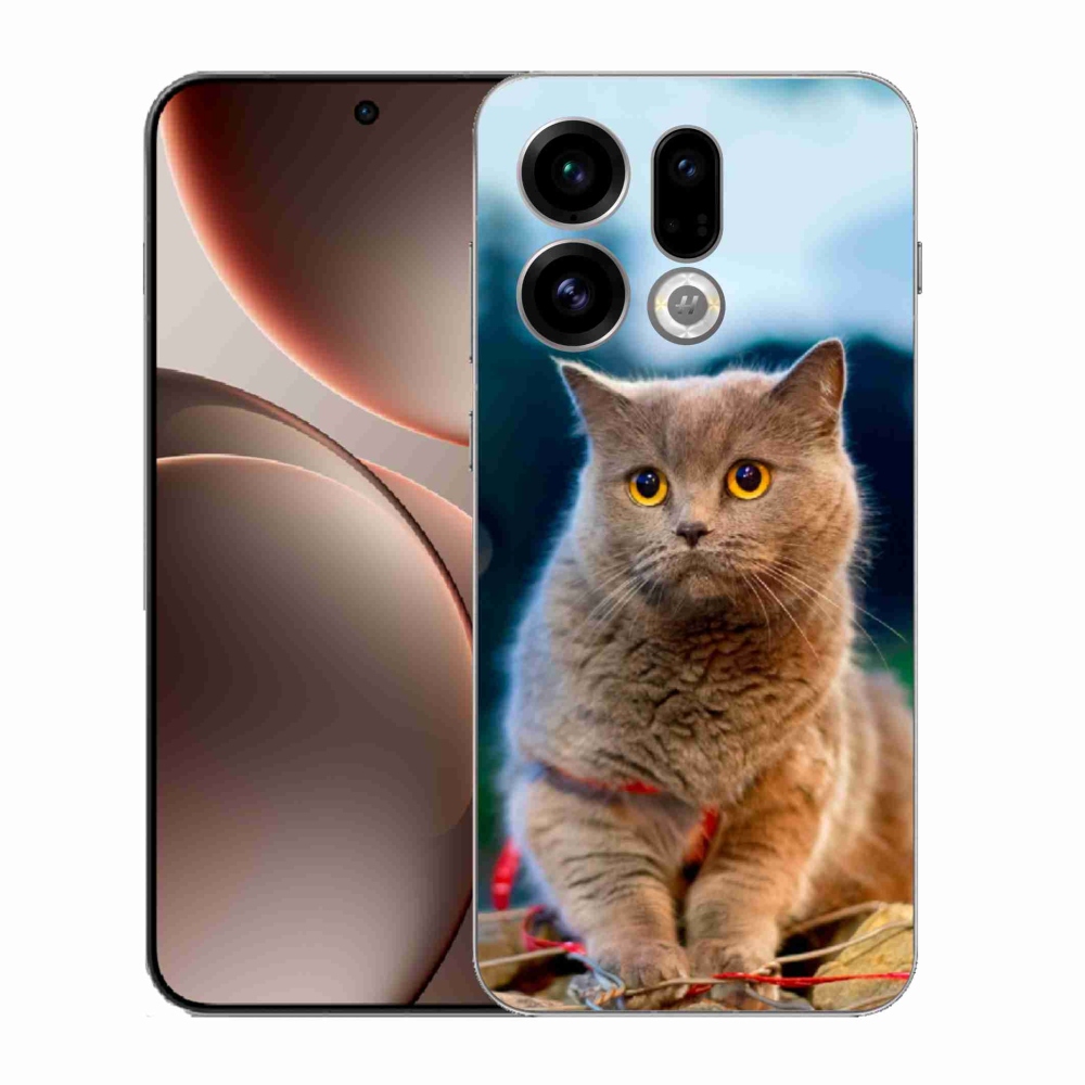 Gélový kryt mmCase na Oppo Find X9 - britská modrá 2