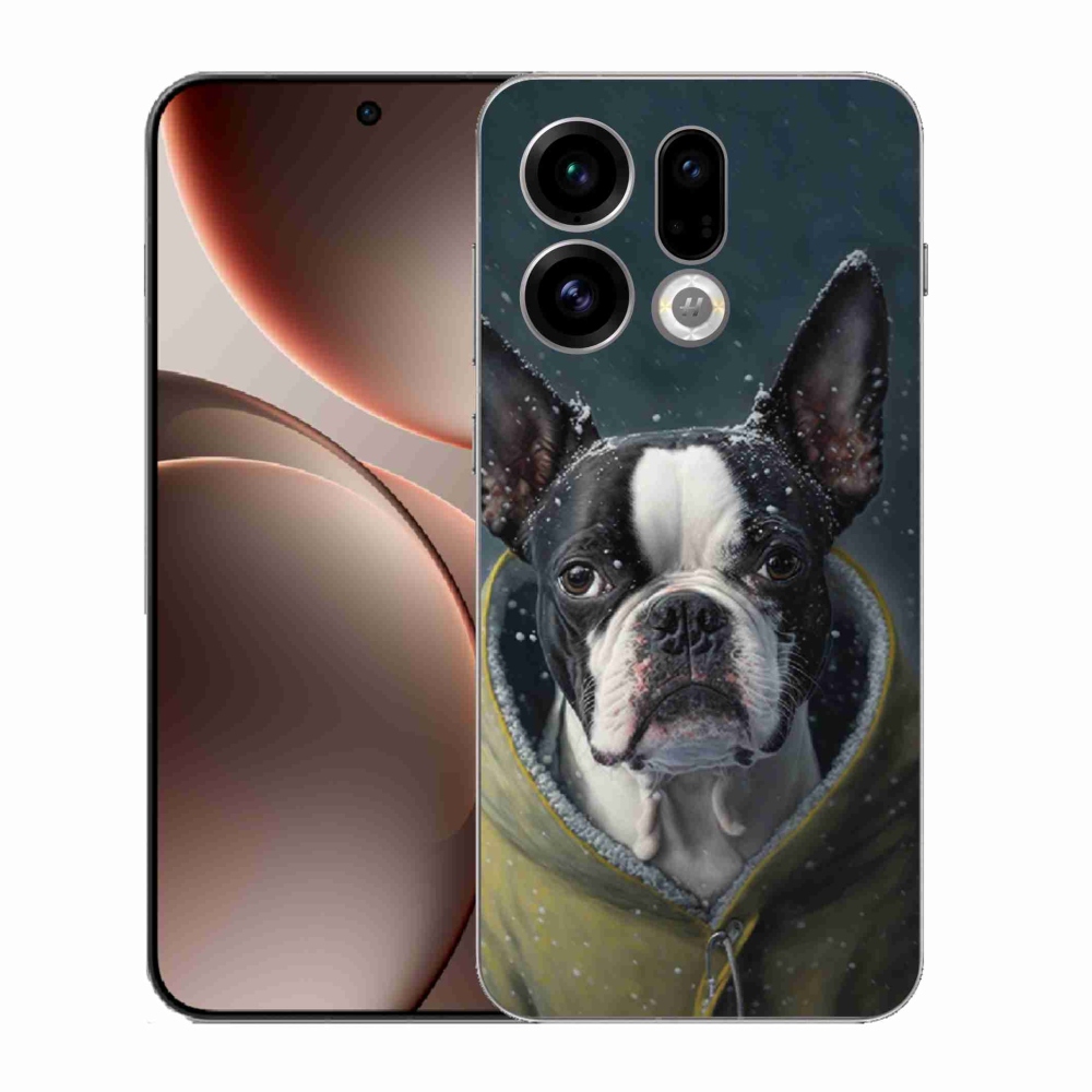 Gélový kryt mmCase na Oppo Find X9 - buldoček