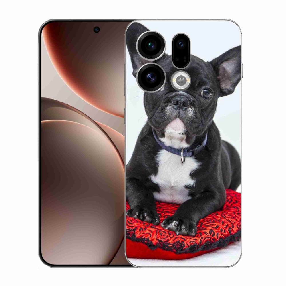 Gélový kryt mmCase na Oppo Find X9 - buldog