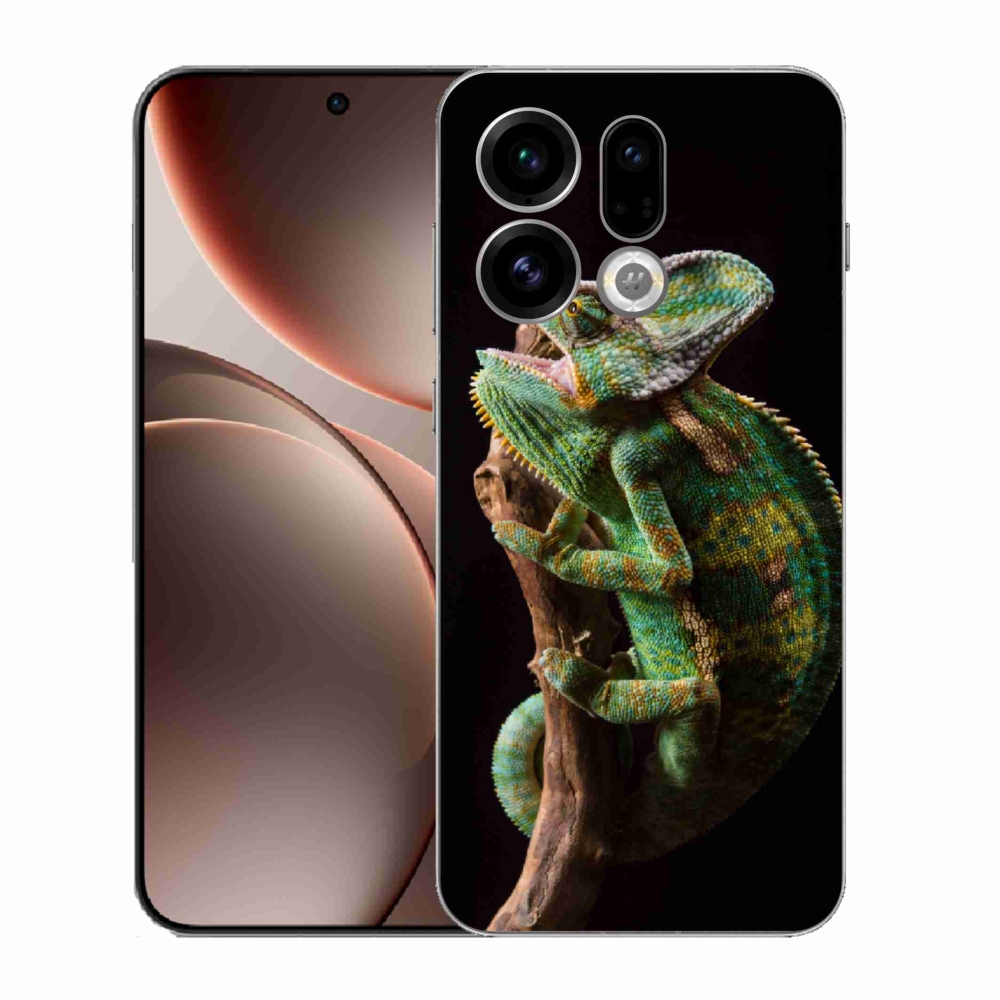 Gélový kryt mmCase na Oppo Find X9 - chameleón