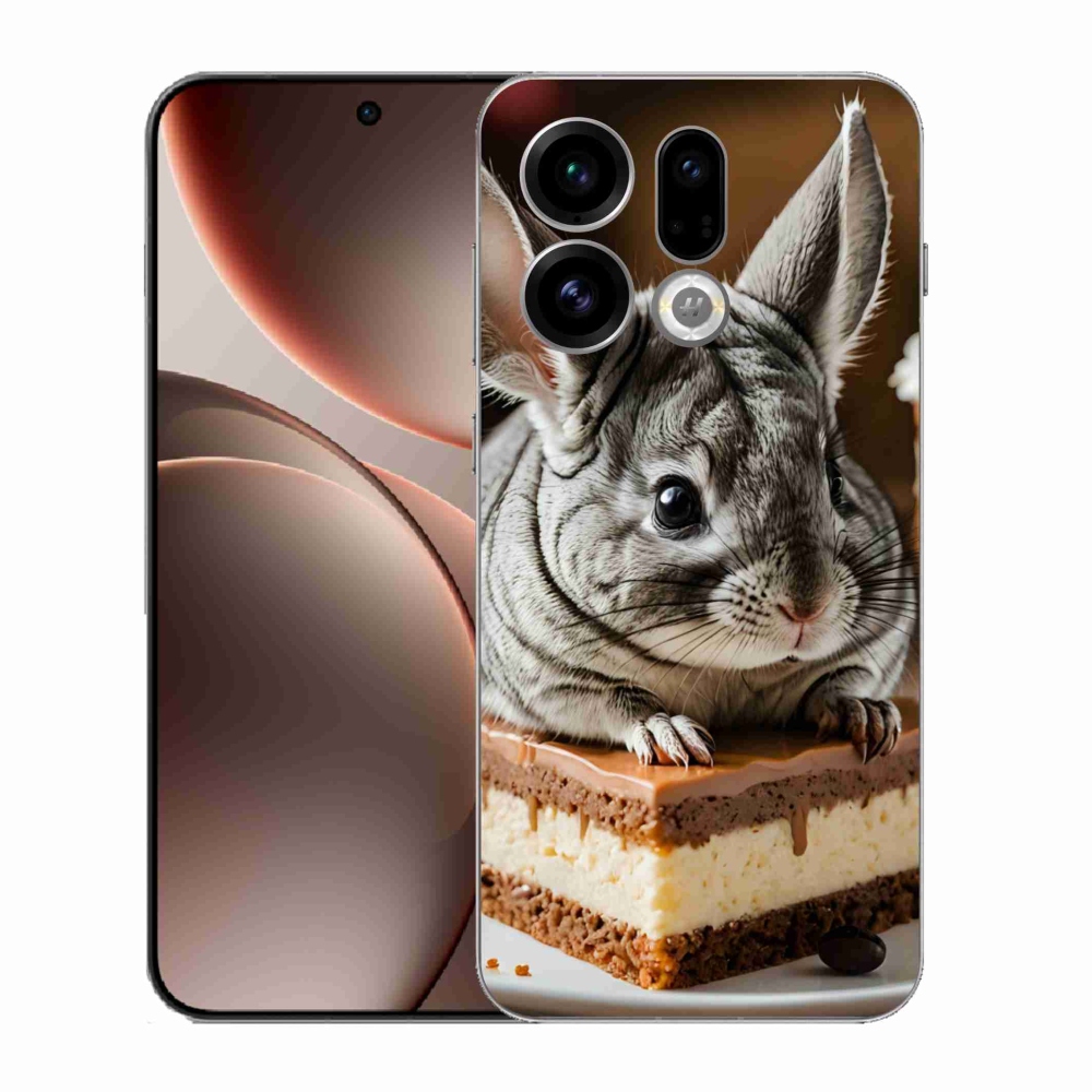 Gélový kryt mmCase na Oppo Find X9 - činčila