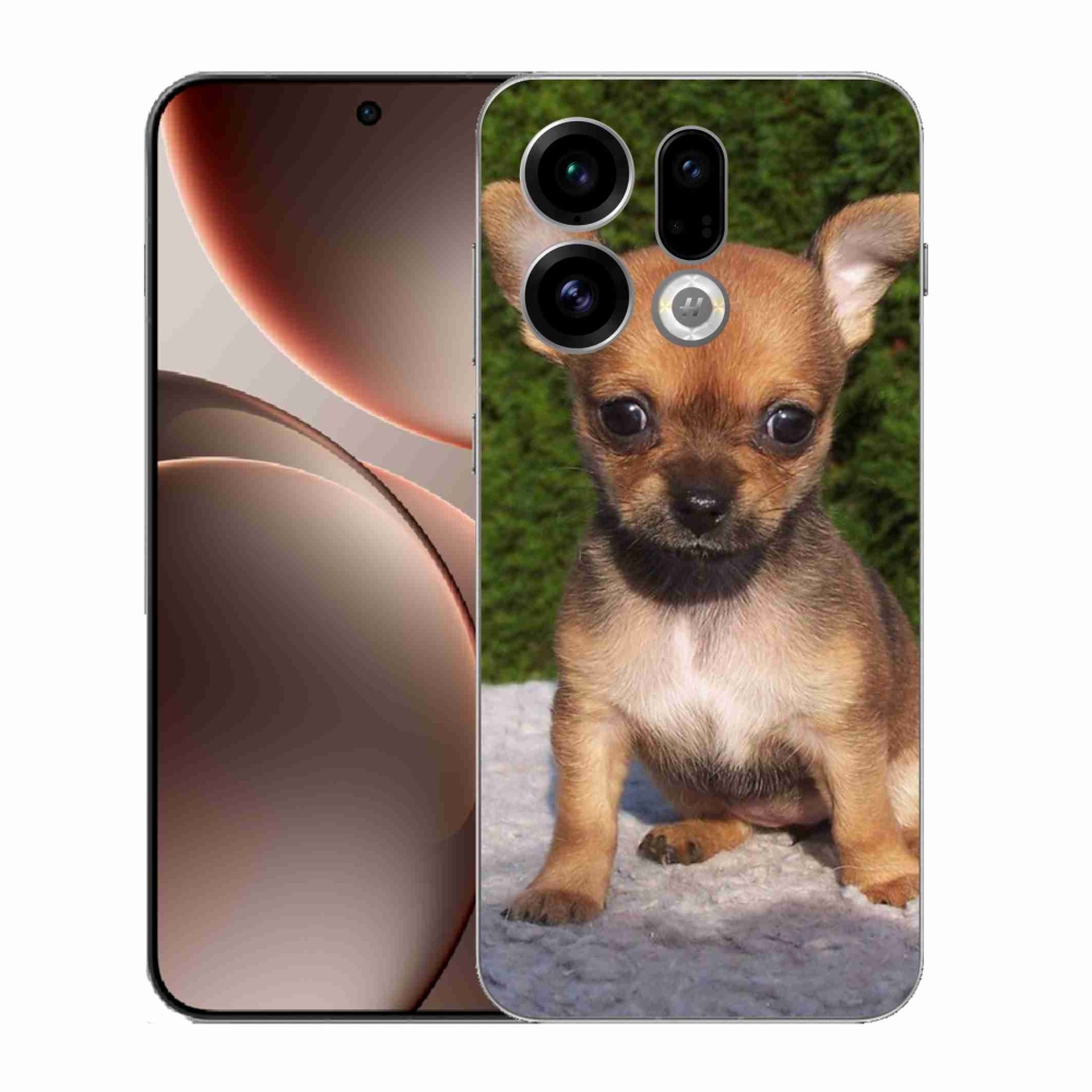 Gélový kryt mmCase na Oppo Find X9 - čivava 3