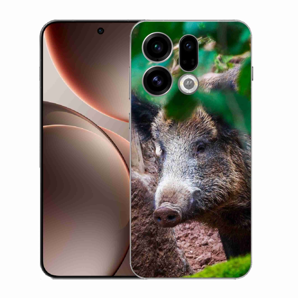 Gélový kryt mmCase na Oppo Find X9 - divoké prasa