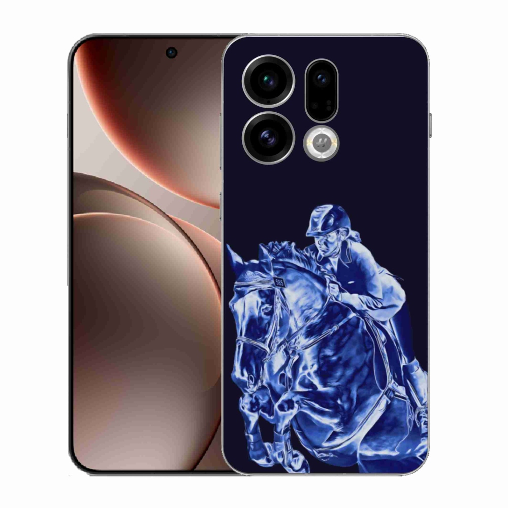Gélový kryt mmCase na Oppo Find X9 - dostihový kôň