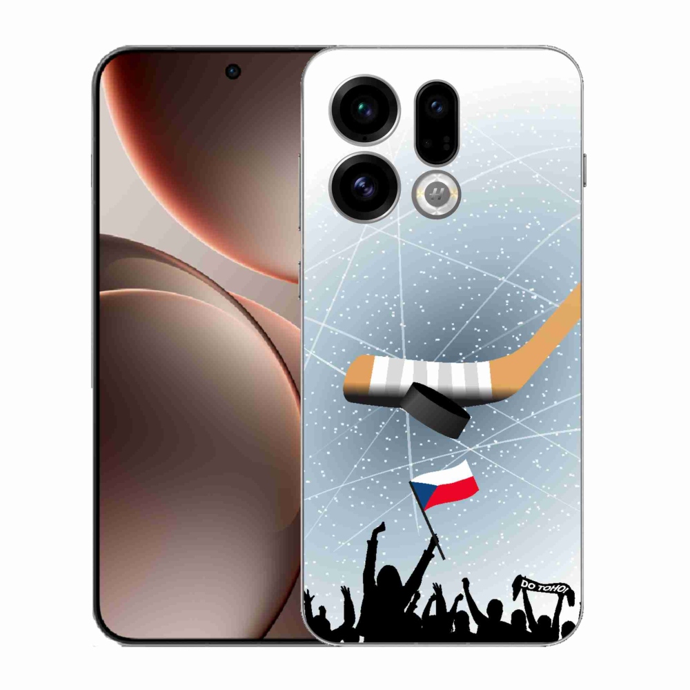 Gélový kryt mmCase na Oppo Find X9 - fanúšikovia hokeja