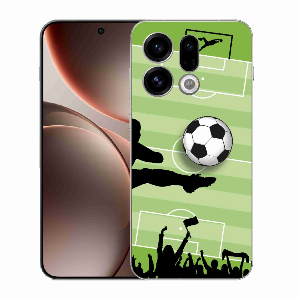 Gélový kryt mmCase na Oppo Find X9 - futbal 3
