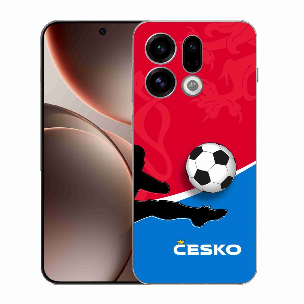 Gélový kryt mmCase na Oppo Find X9 - futbal Česko 2
