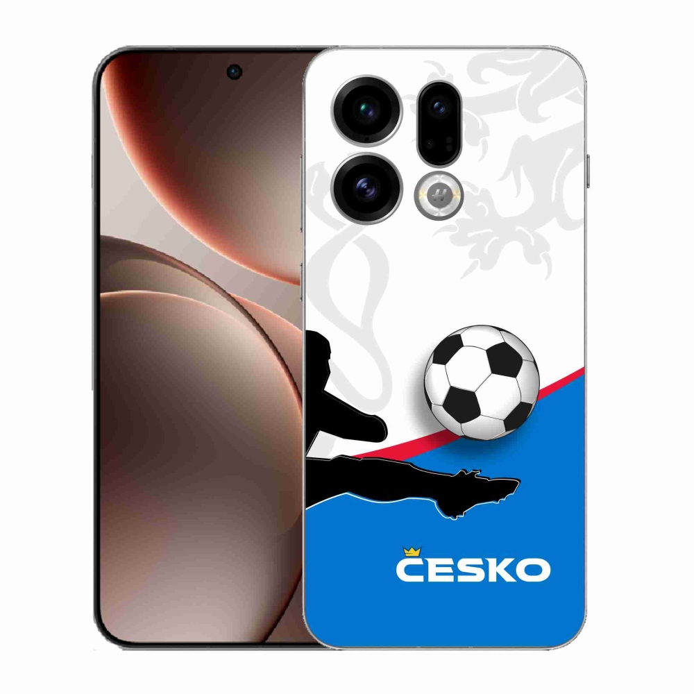 Gélový kryt mmCase na Oppo Find X9 - futbal Česko 3