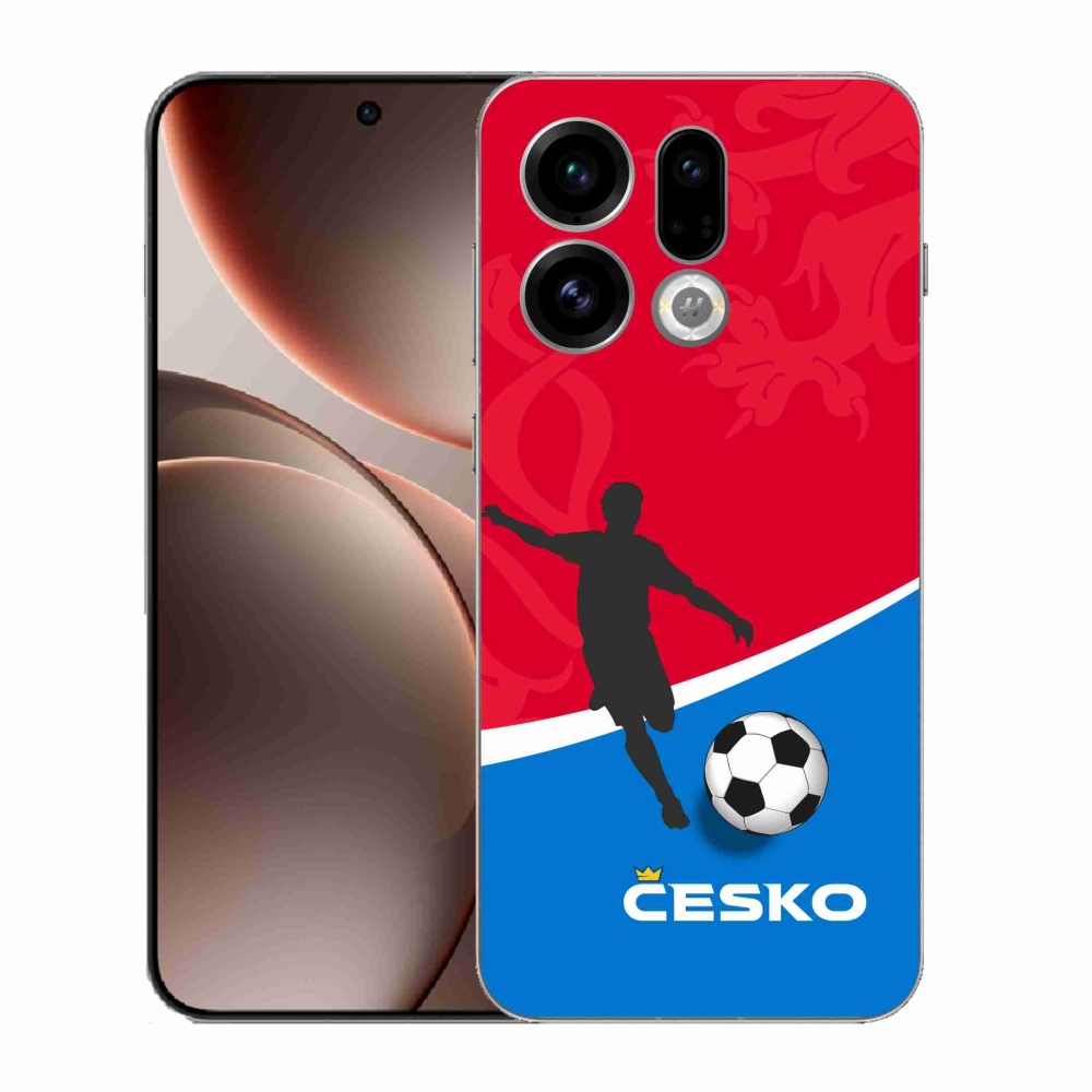 Gélový kryt mmCase na Oppo Find X9 - futbal Česko