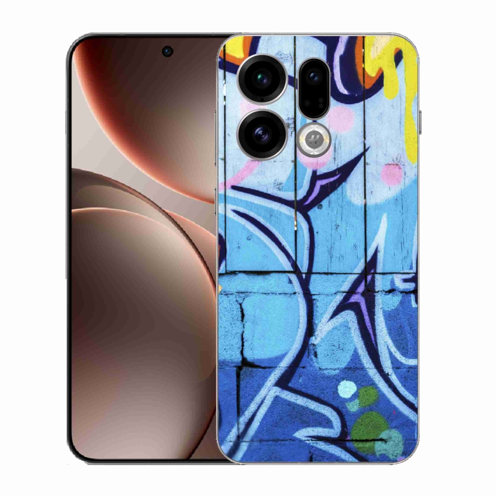 Gélový kryt mmCase na Oppo Find X9 - graffiti