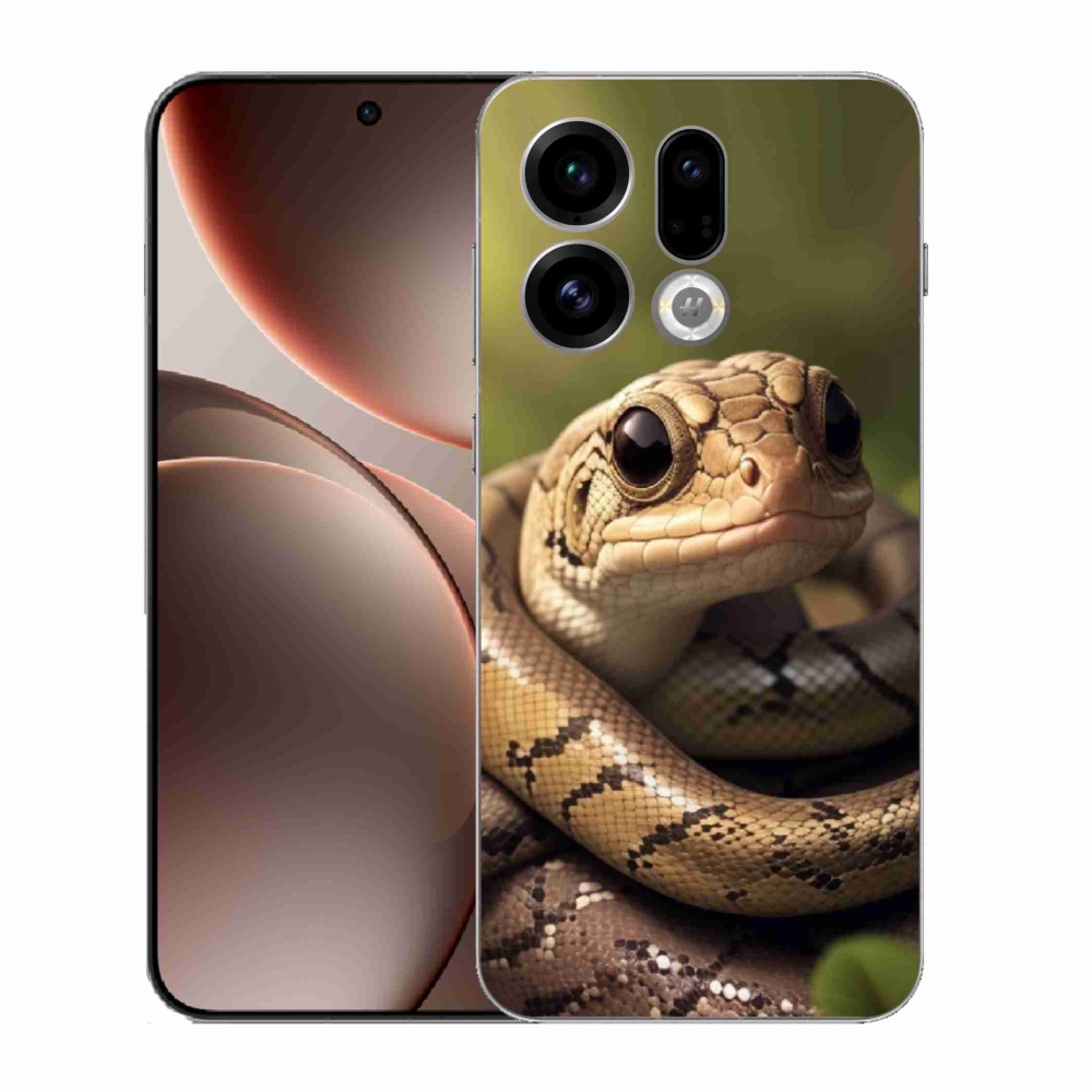 Gélový kryt mmCase na Oppo Find X9 - had 1