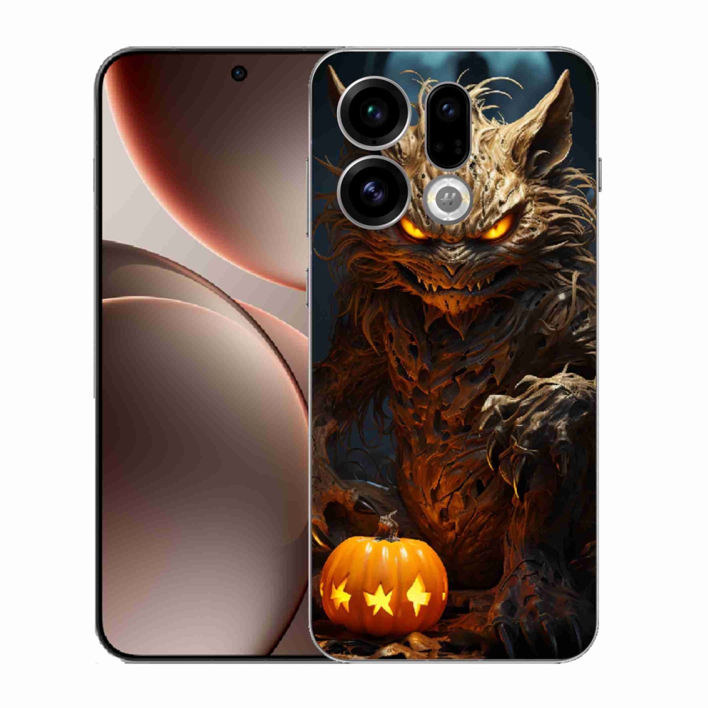 Gélový kryt mmCase na Oppo Find X9 - halloweenska príšera