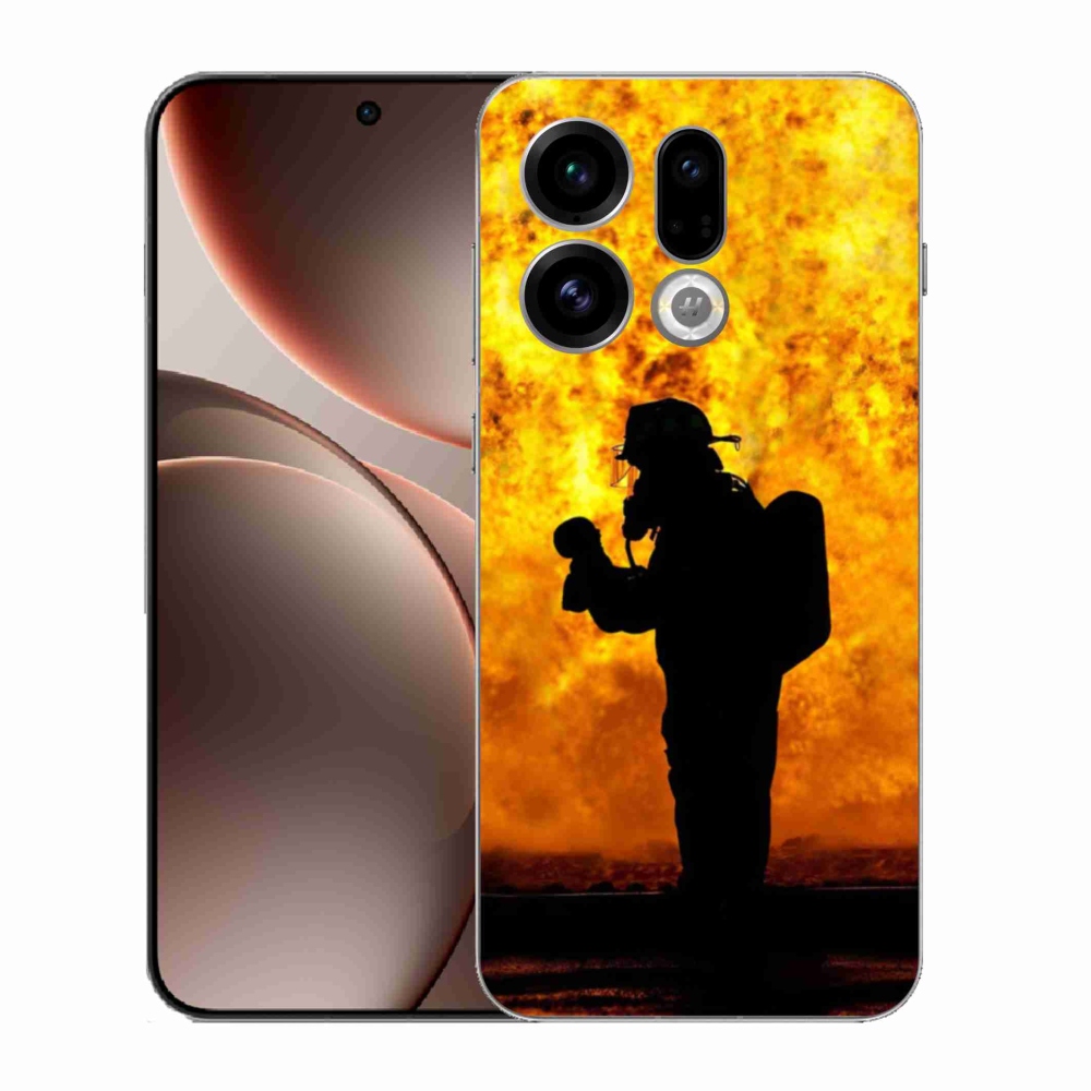 Gélový kryt mmCase na Oppo Find X9 - hasič