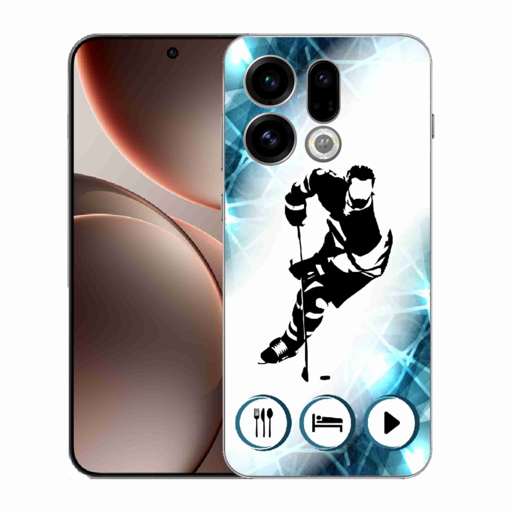 Gélový kryt mmCase na Oppo Find X9 - hokej 1