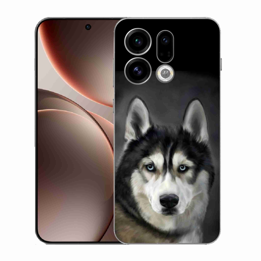 Gélový kryt mmCase na Oppo Find X9 - husky