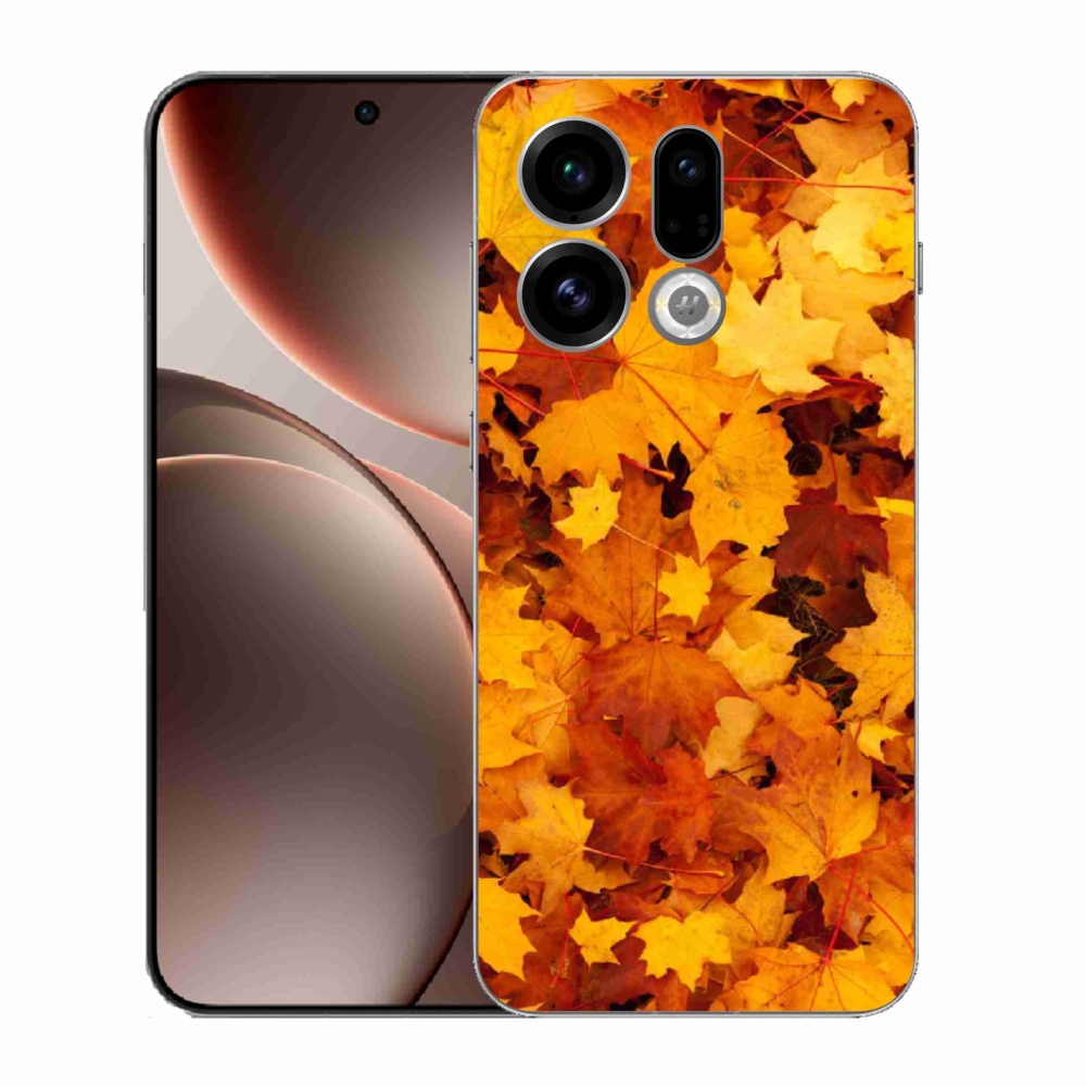 Gélový kryt mmCase na Oppo Find X9 - javorové listy