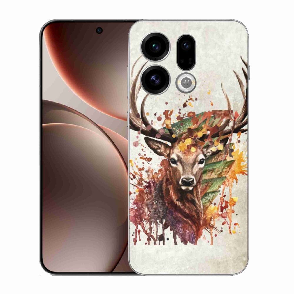 Gélový kryt mmCase na Oppo Find X9 - jeleň 1
