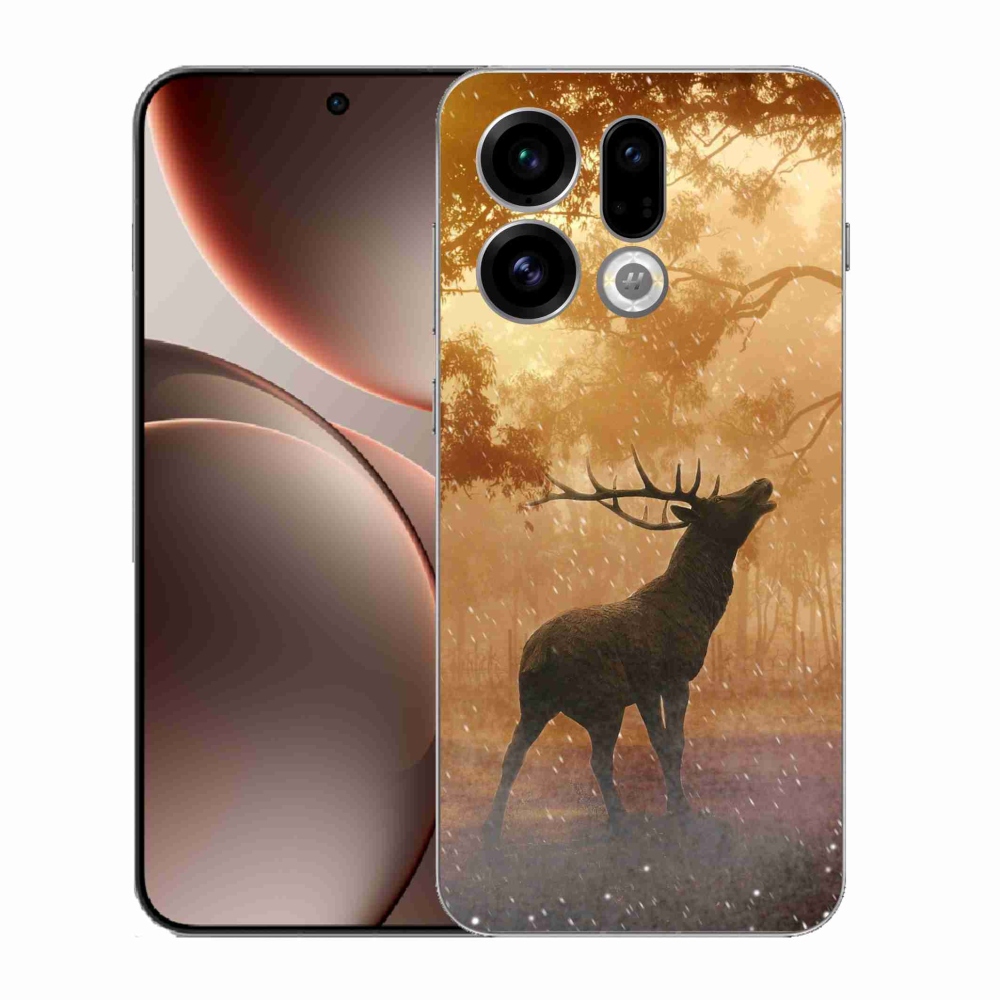 Gélový kryt mmCase na Oppo Find X9 - jeleň v ruji
