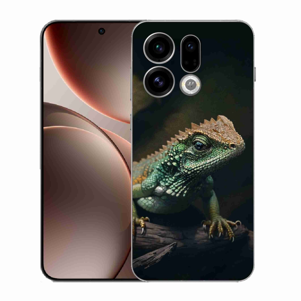 Gélový kryt mmCase na Oppo Find X9 - jašter