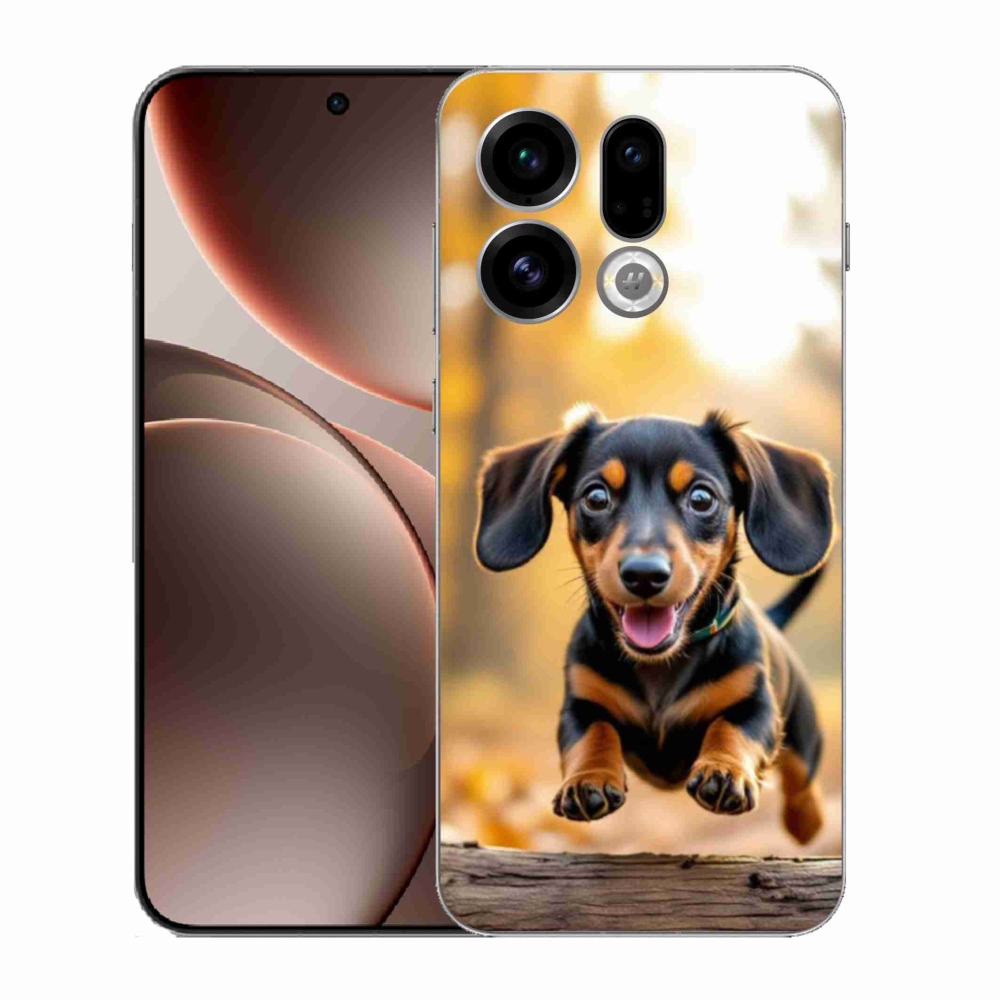 Gélový kryt mmCase na Oppo Find X9 - jazvečík 2