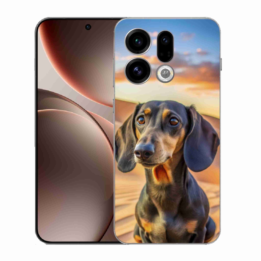 Gélový kryt mmCase na Oppo Find X9 - jazvečík 3
