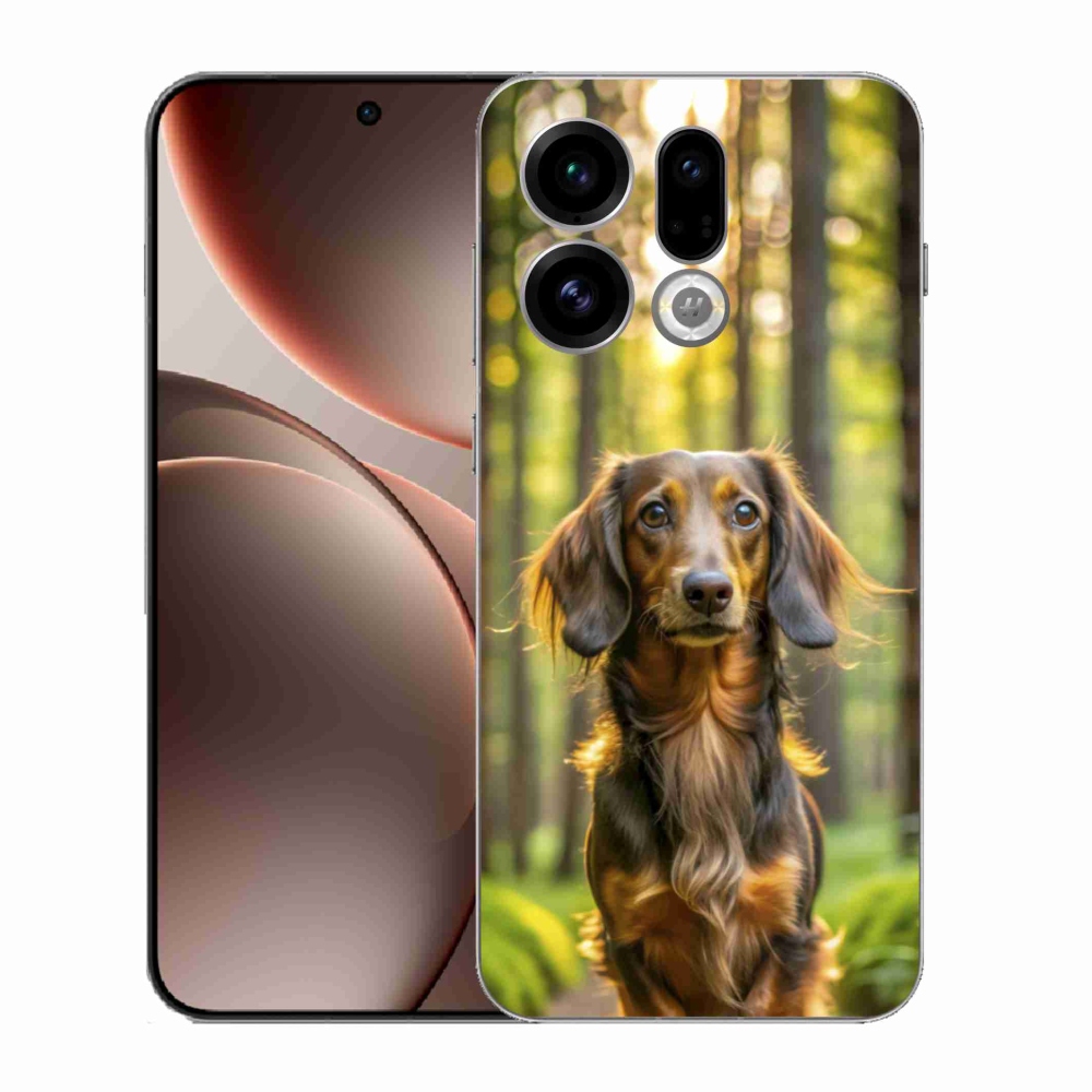 Gélový kryt mmCase na Oppo Find X9 - jazvečík 4