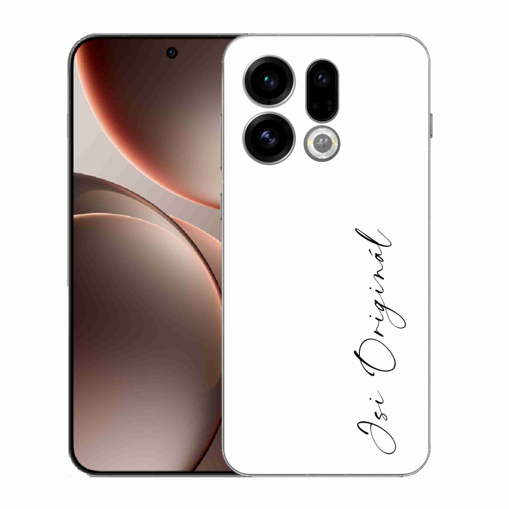 Gélový kryt mmCase na Oppo Find X9 - si originál biele pozadie