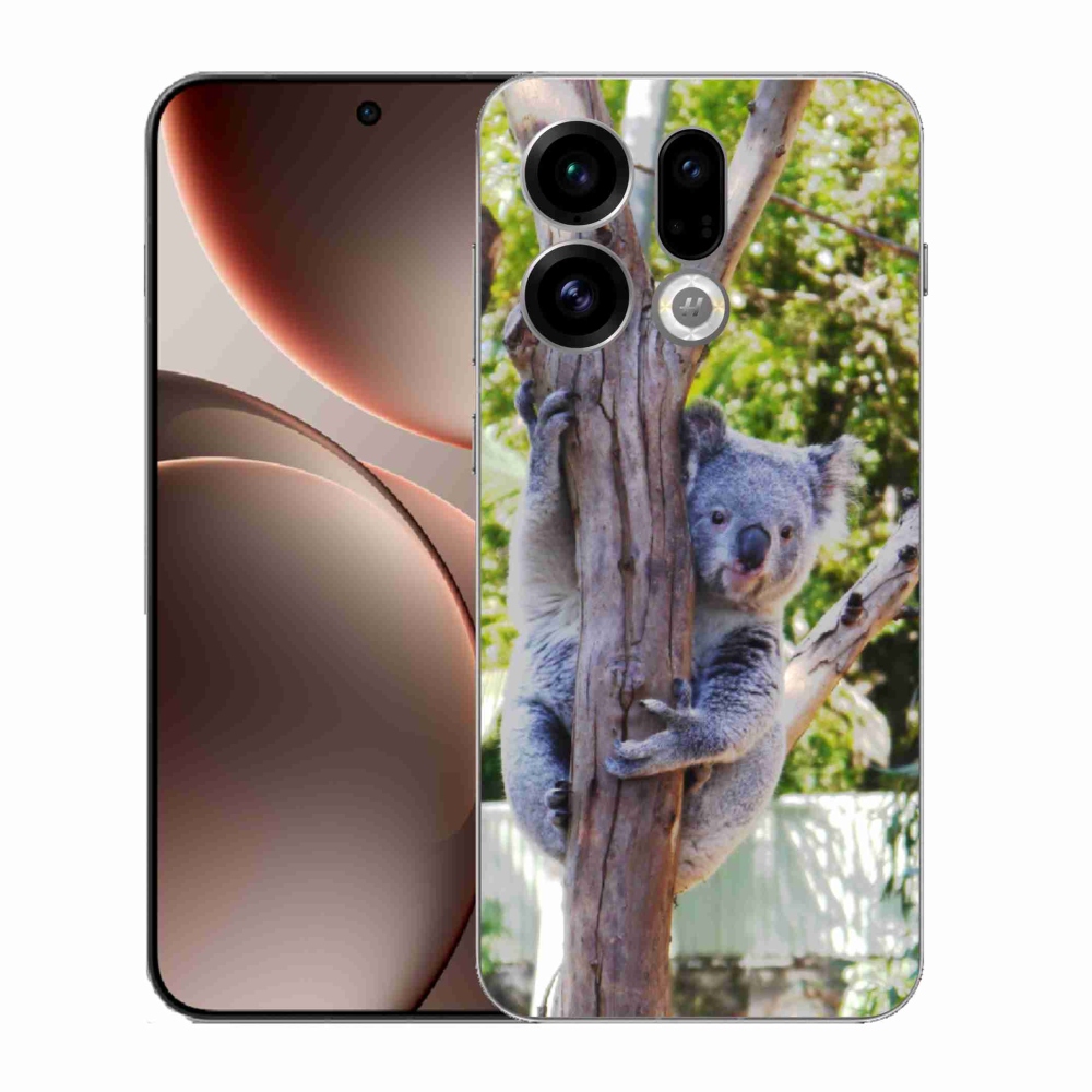 Gélový kryt mmCase na Oppo Find X9 - koala