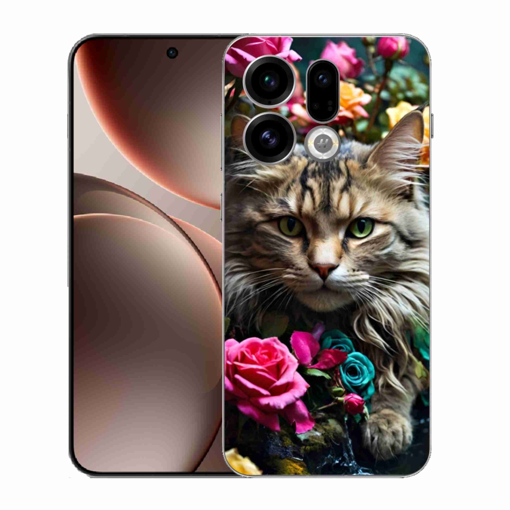 Gélový kryt mmCase na Oppo Find X9 - mačacie pohľad 2