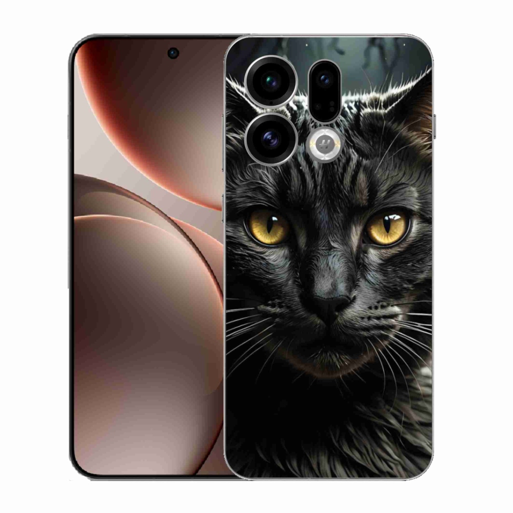 Gélový kryt mmCase na Oppo Find X9 - mačacie pohľad 3