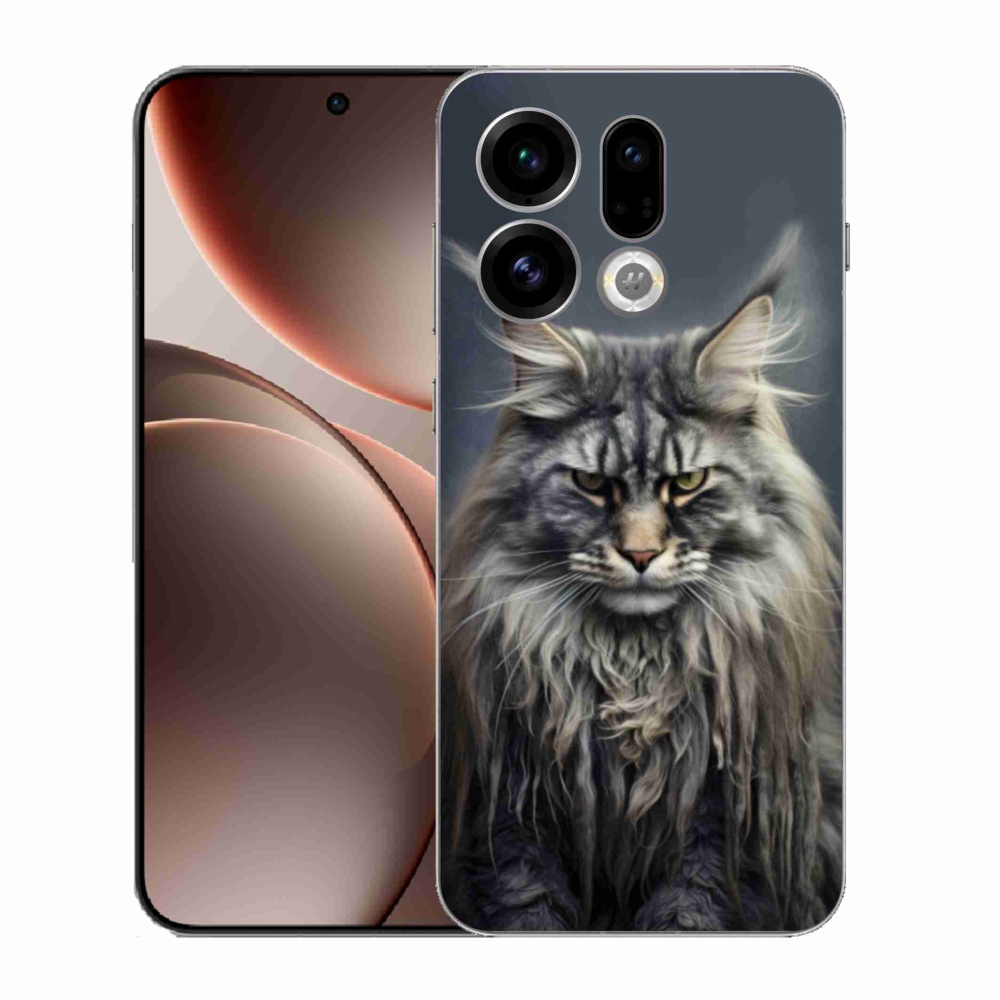 Gélový kryt mmCase na Oppo Find X9 - mačacie pohľad 4