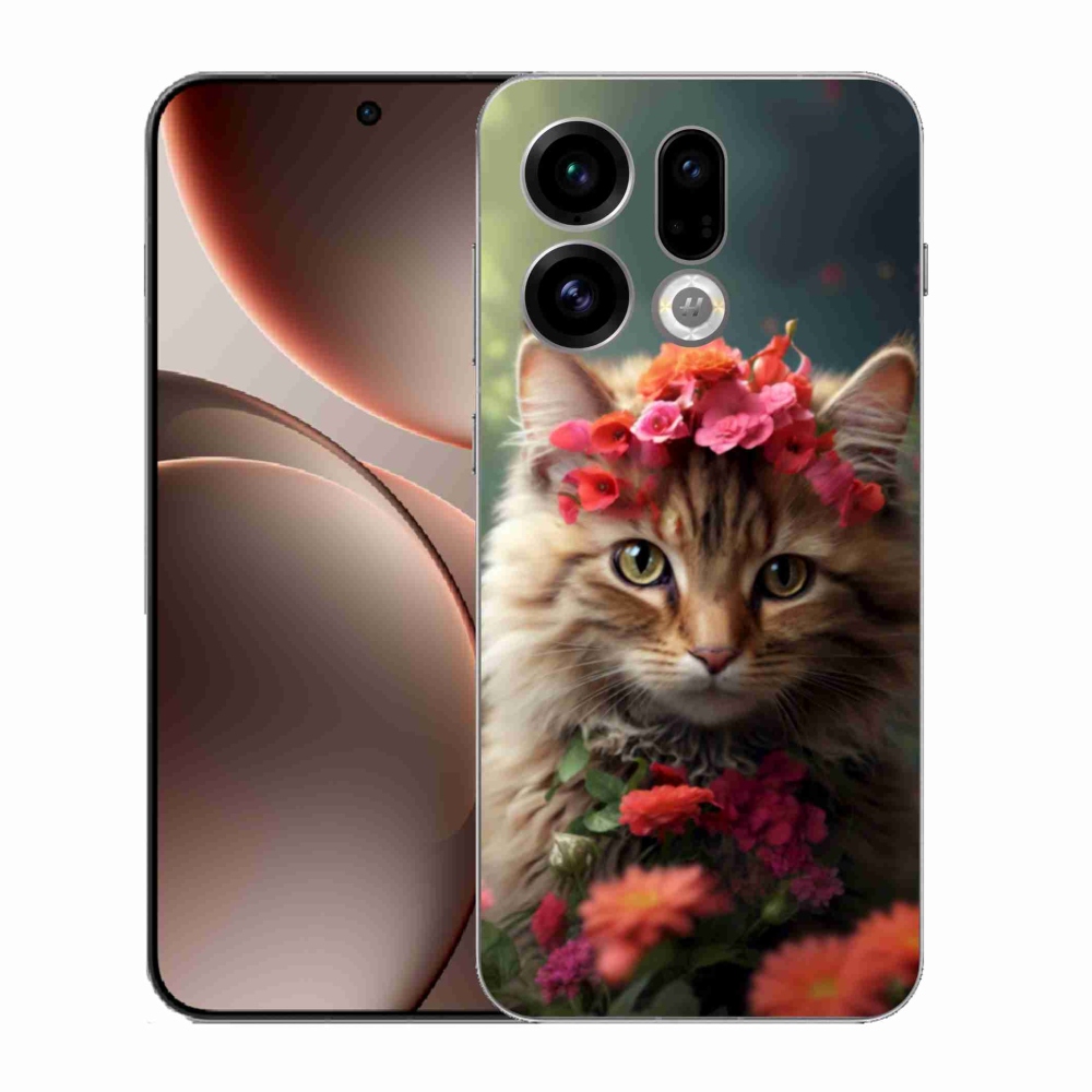 Gélový kryt mmCase na Oppo Find X9 - mačacia princezná