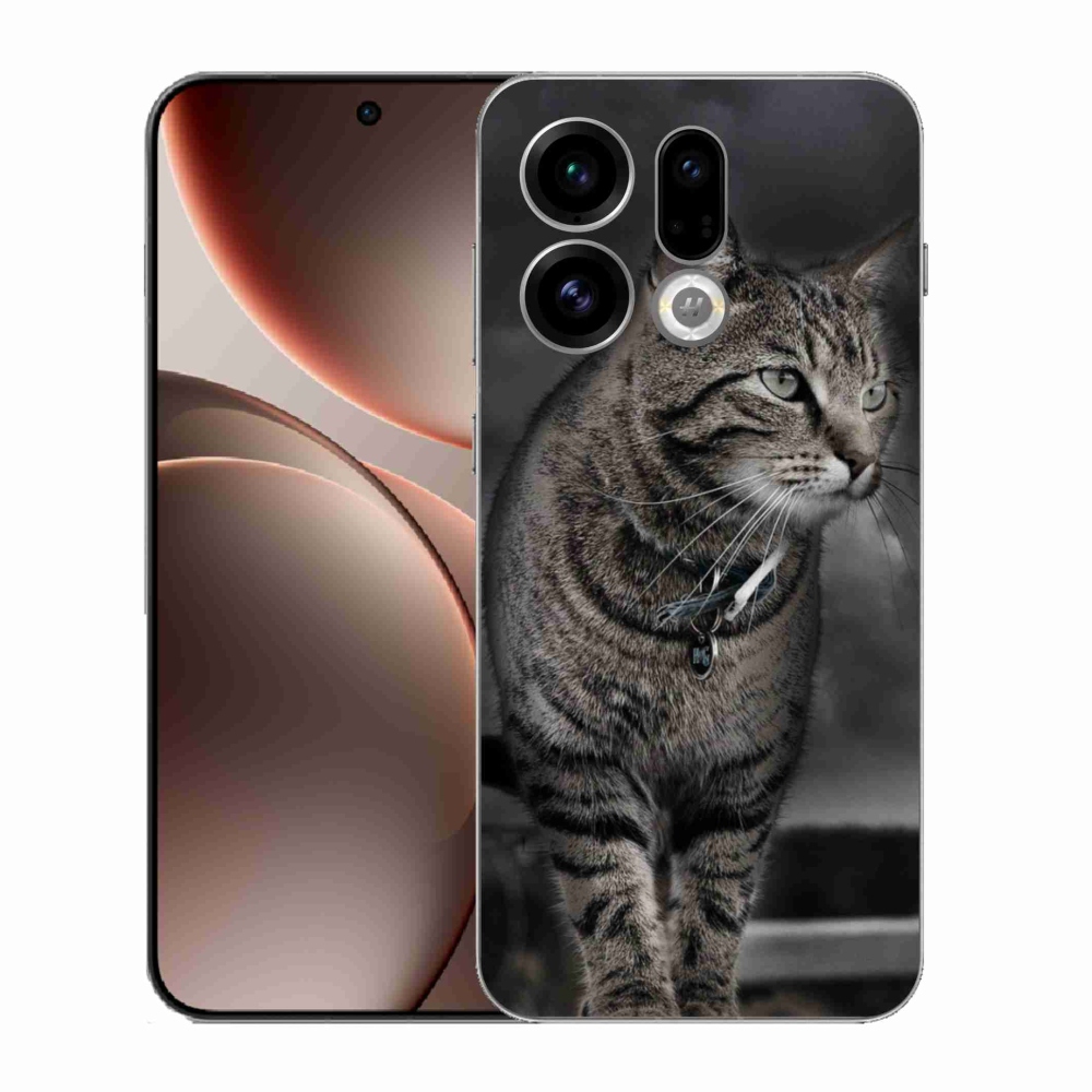 Gélový kryt mmCase na Oppo Find X9 - mačka