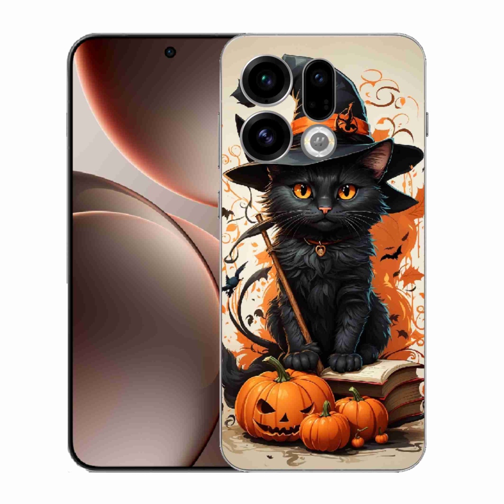 Gélový kryt mmCase na Oppo Find X9 - kocúr čarodejník