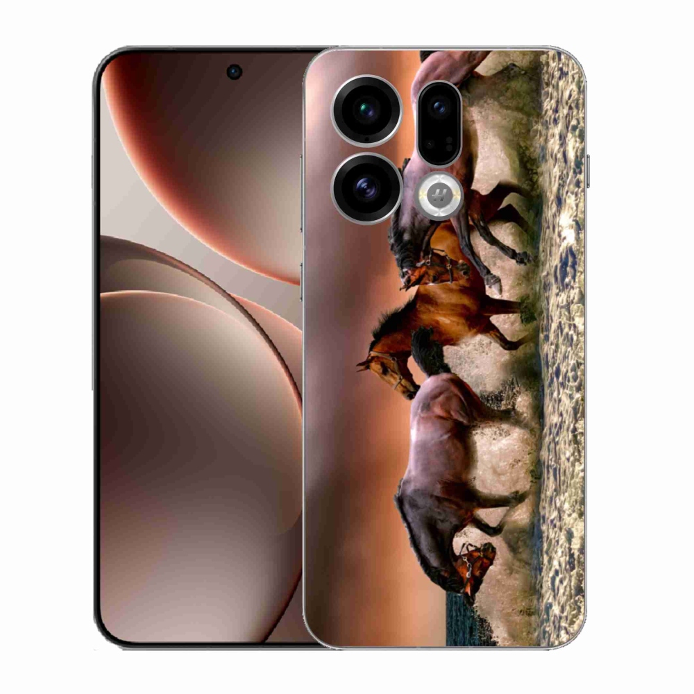 Gélový kryt mmCase na Oppo Find X9 - kone 1
