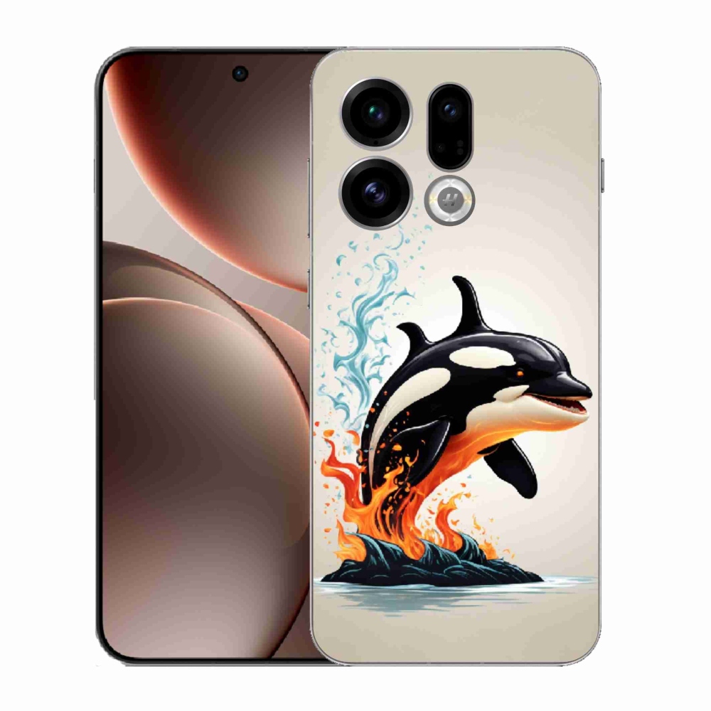 Gélový kryt mmCase na Oppo Find X9 - kosatka