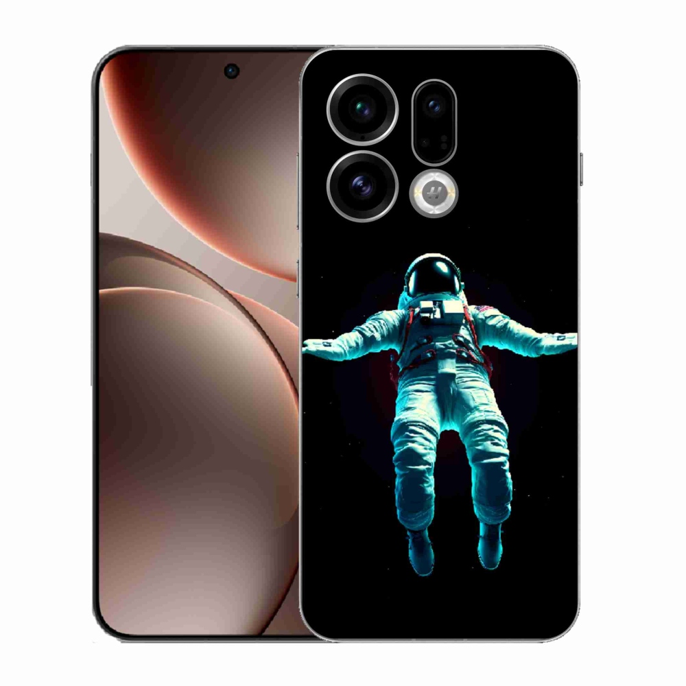 Gélový kryt mmCase na Oppo Find X9 - kozmonaut