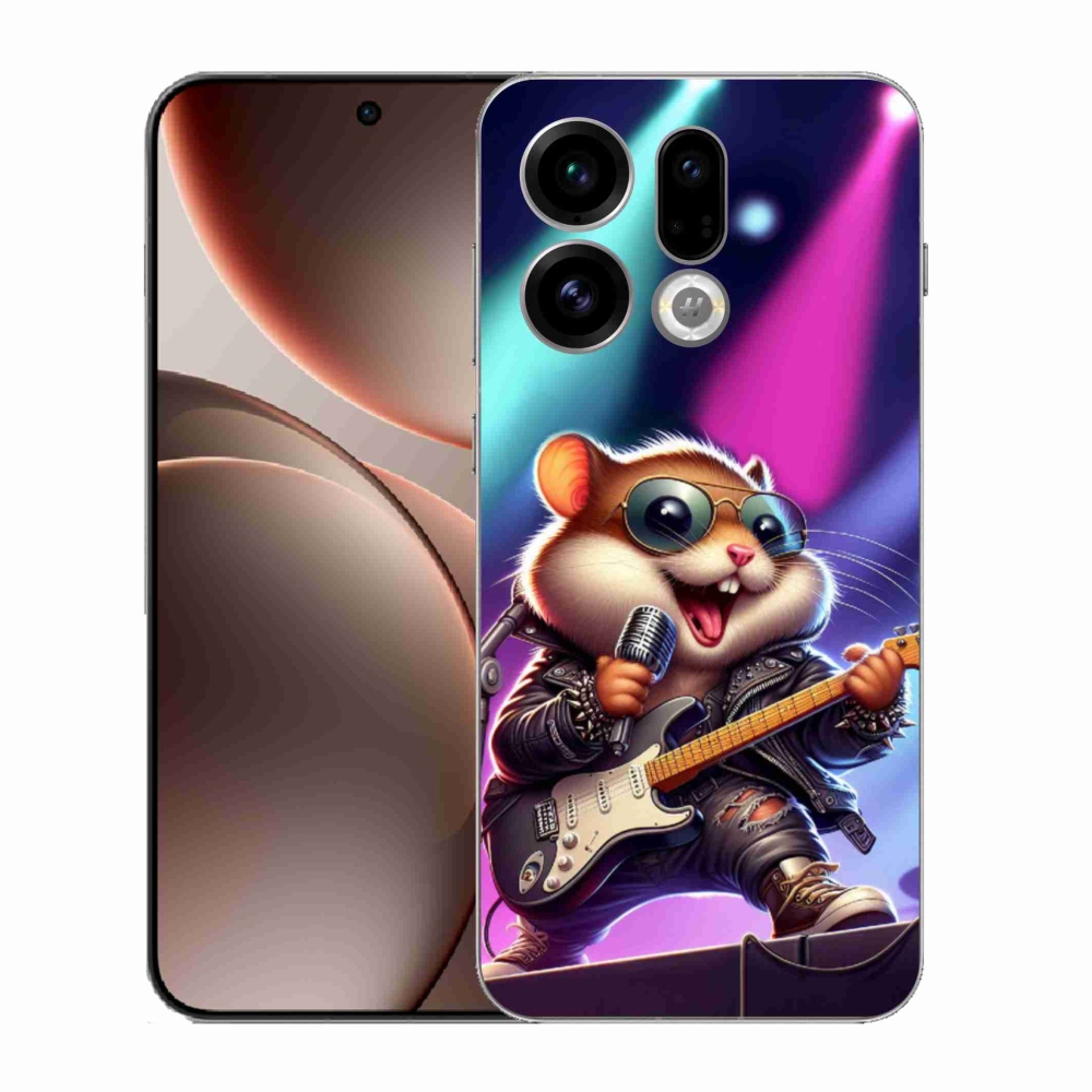 Gélový kryt mmCase na Oppo Find X9 - škrečok rocker