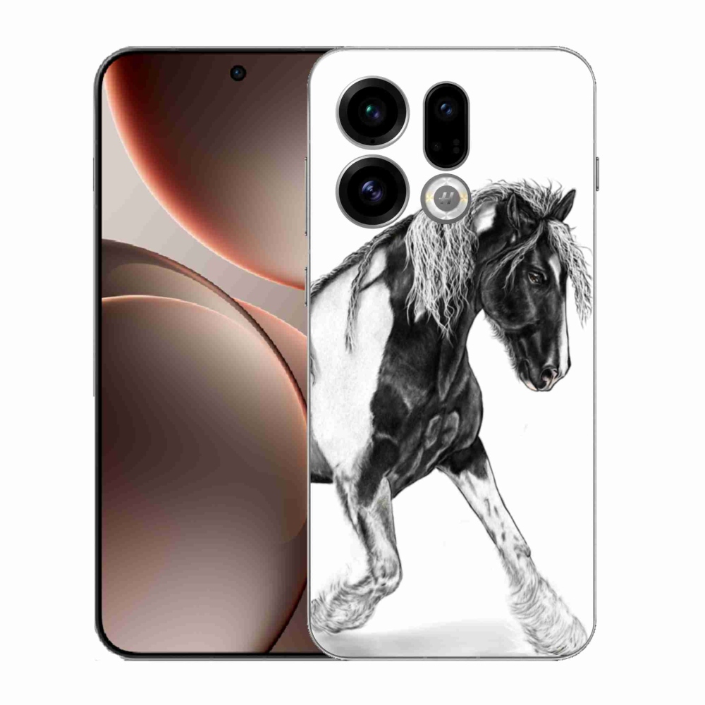 Gélový kryt mmCase na Oppo Find X9 - kôň