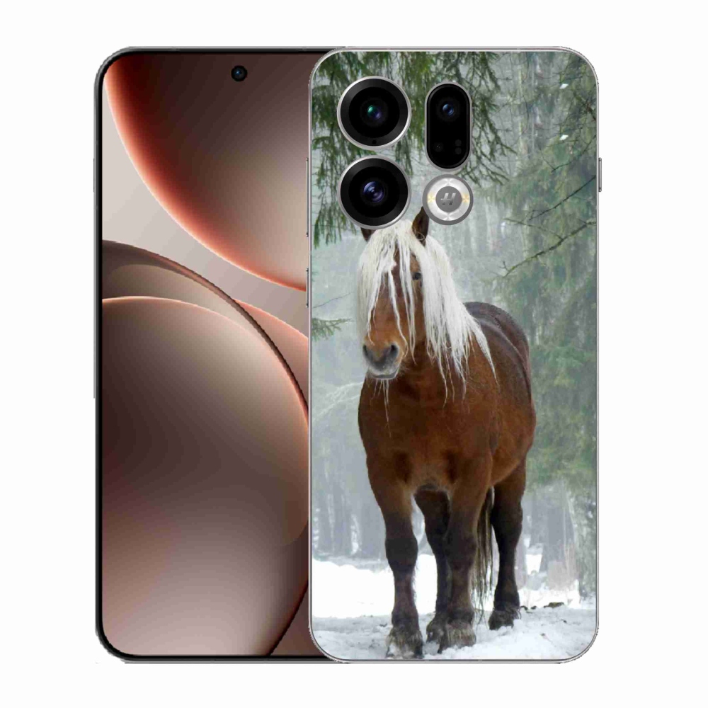 Gélový kryt mmCase na Oppo Find X9 - kôň v lese