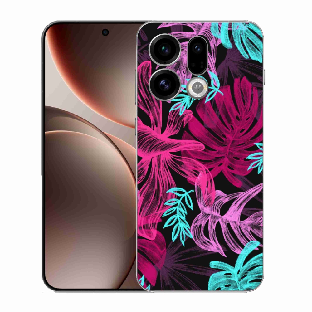 Gélový kryt mmCase na Oppo Find X9 - kvety 1