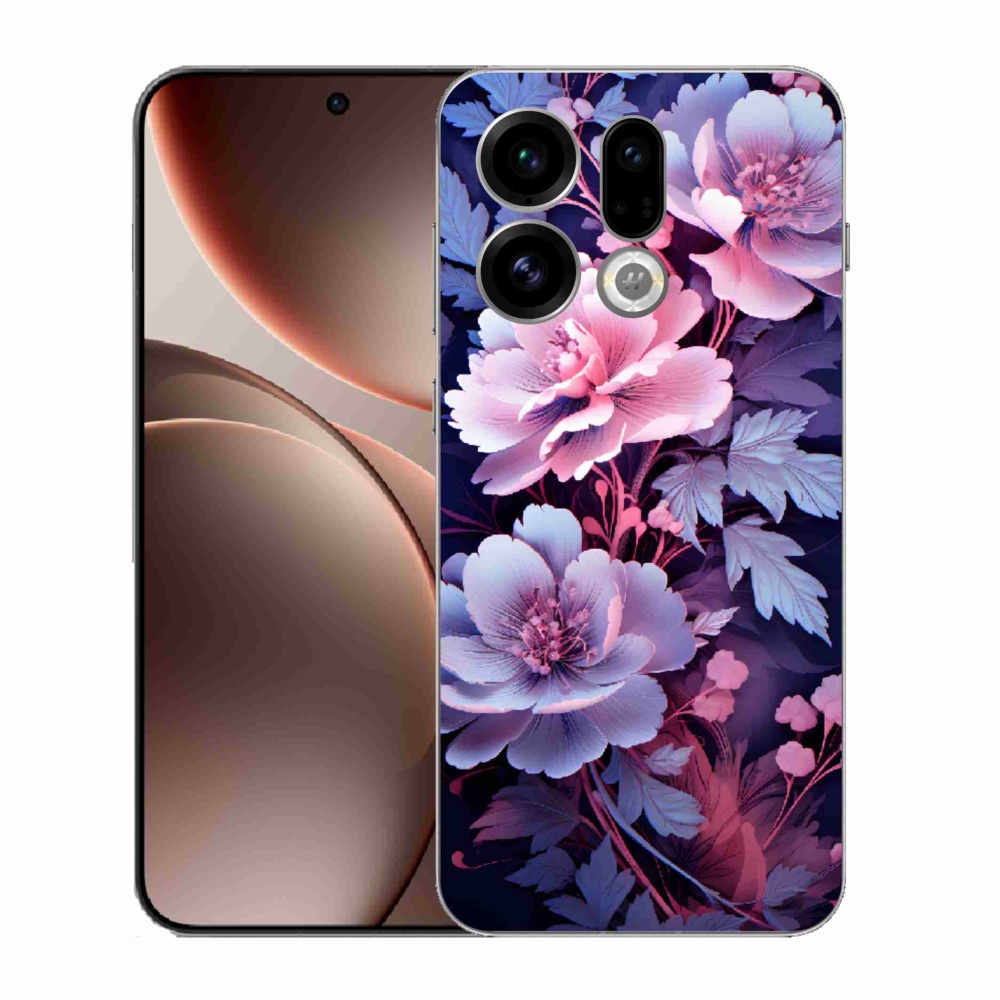 Gélový kryt mmCase na Oppo Find X9 - kvety 11