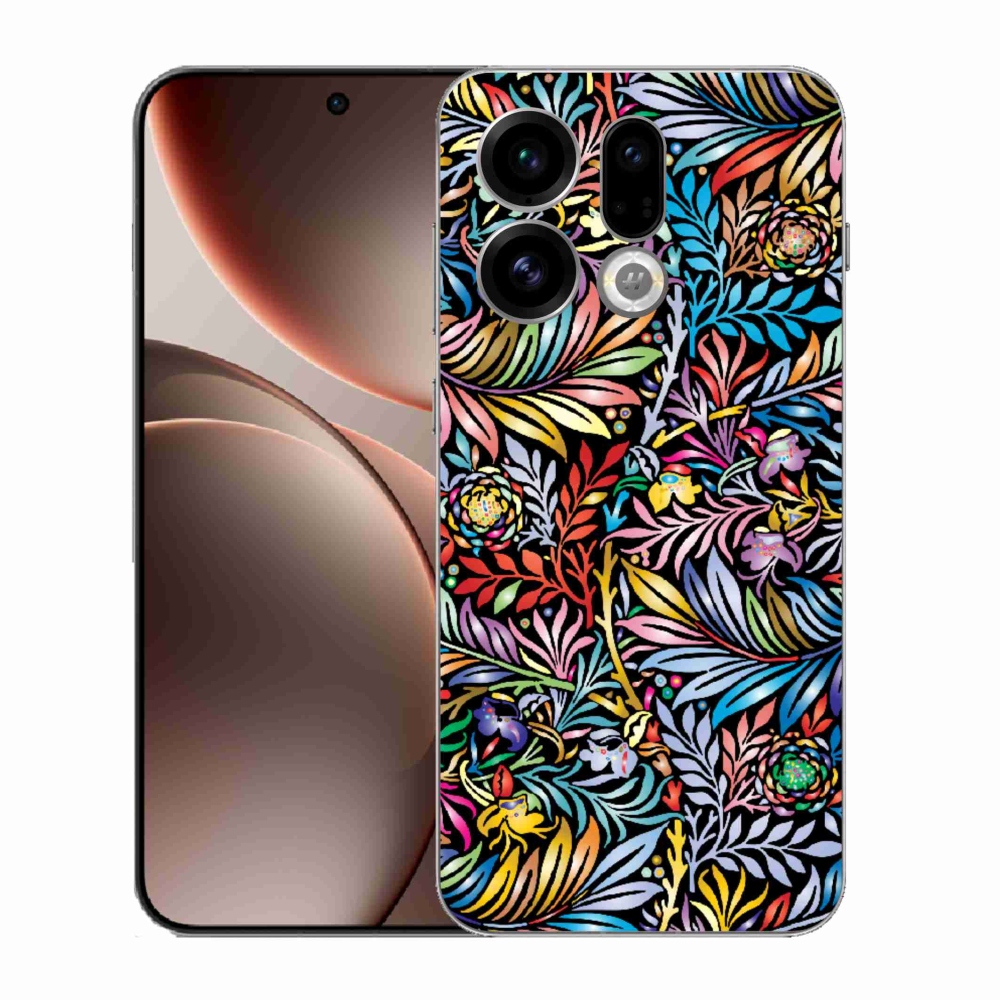 Gélový kryt mmCase na Oppo Find X9 - kvety 5